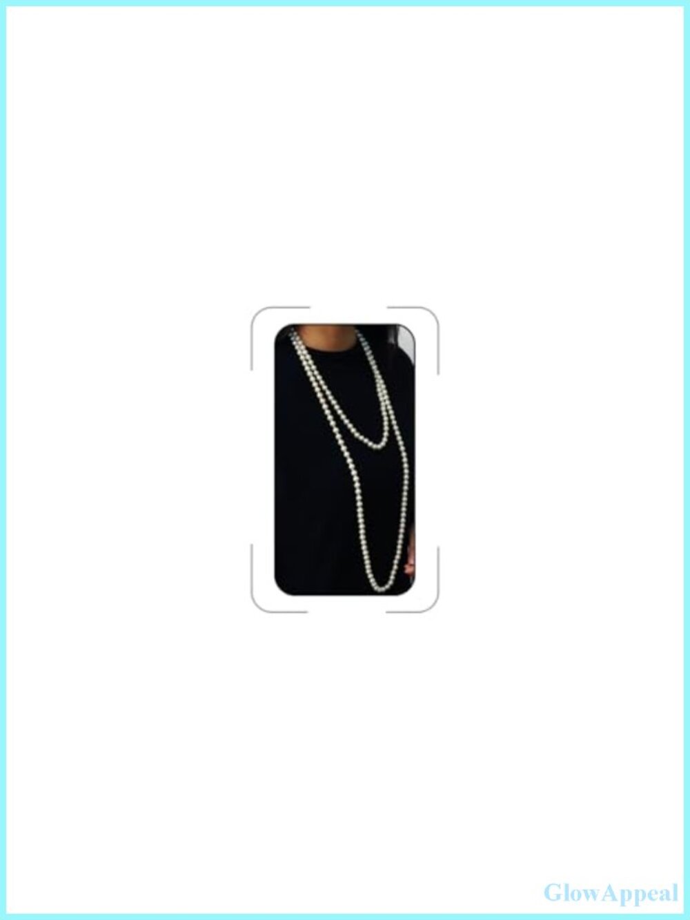 Long Pearl Necklace 70 Inch Faux Pearl Choker 1920s Gatsby Costume Jewelry